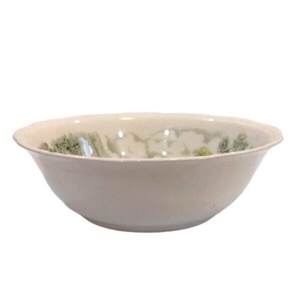 Vintage Alfred Meakin 'Home Pastures' Round Ironstone Vegetable Serving Dish - Picture 2 of 6